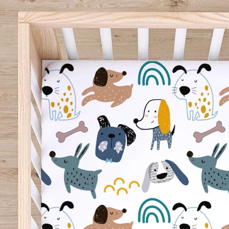  Puppy Crib Sheet 