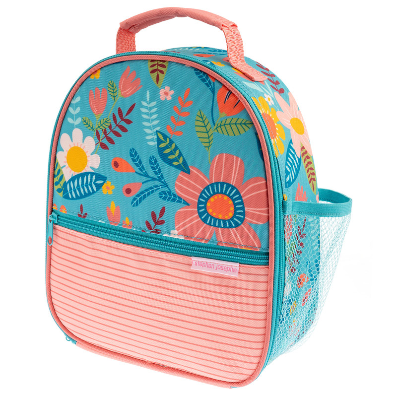 Turquoise Lunchbox Retro Floral
Personalized Lunch Box for Girl