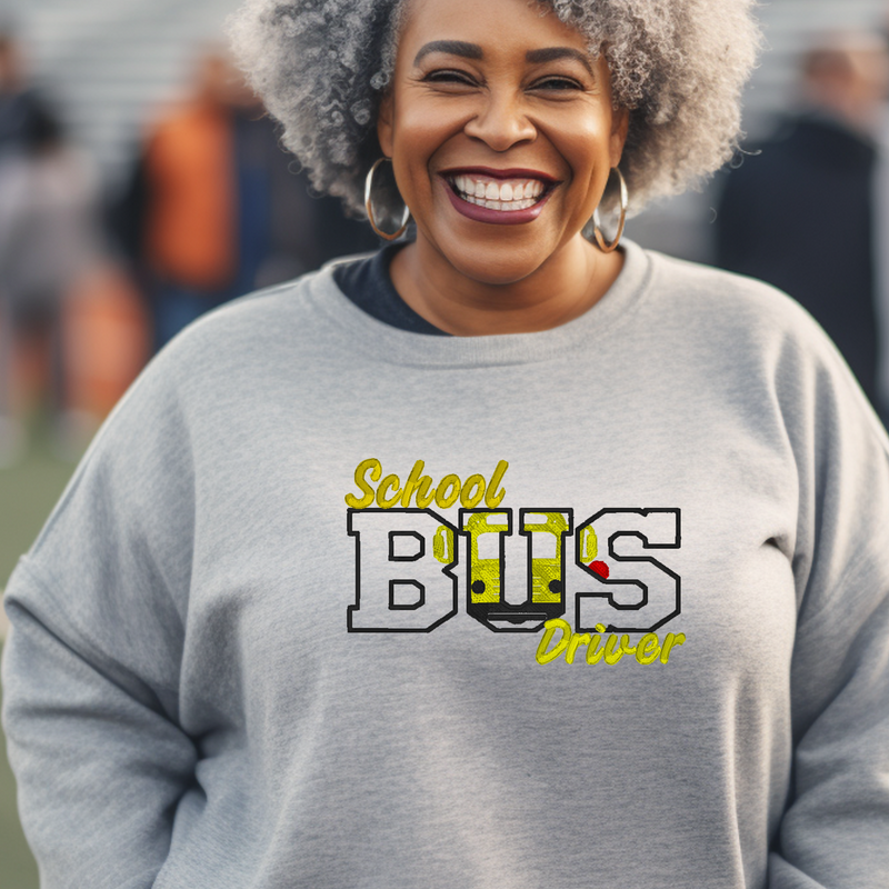 School Bus Driver sweatshirt Lifestyle Photo