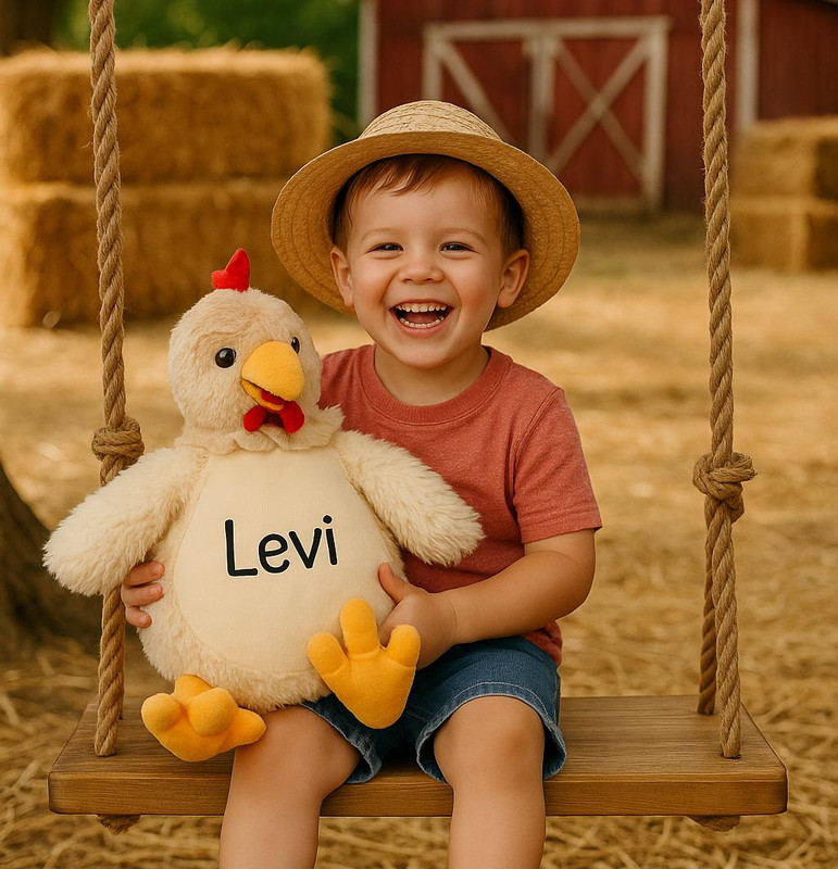 Cubbie Personalized Stuffed Chicken with Name 