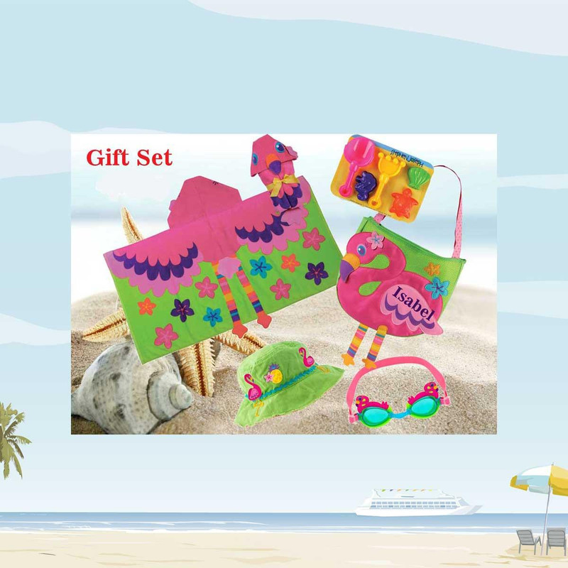 Stephen Joseph Flamingo Beach Set 