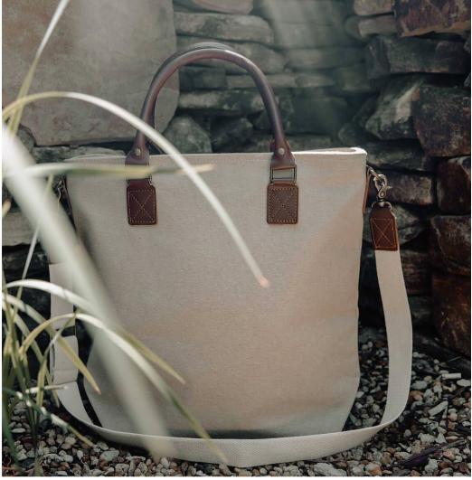 CB Monogrammed Jute Flight Bag 