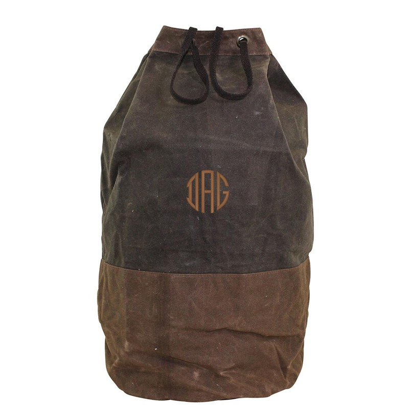 CB Waxed Canvas Laundry Duffel -Olive 