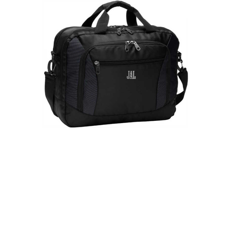 Monogrammed Laptop Bag, Monogrammed  Commuter Breif Case,