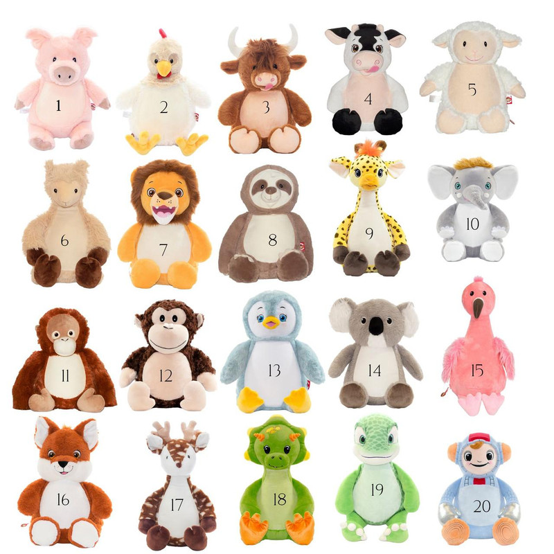 Cubbie Personalized Stuffed Animal -Religious Theme 