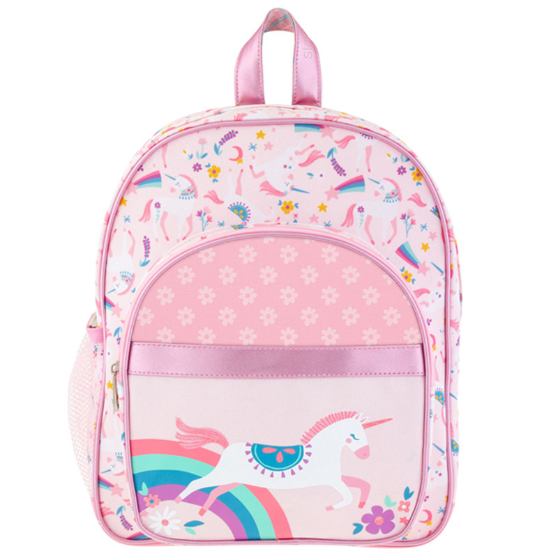 Toddler Pink Unicorn Backpack with pretty  Unicorn and Rainbow  design