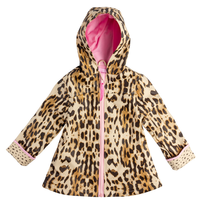 Girl’s Leopard Print Rain Jacket by Stephen Joseph.