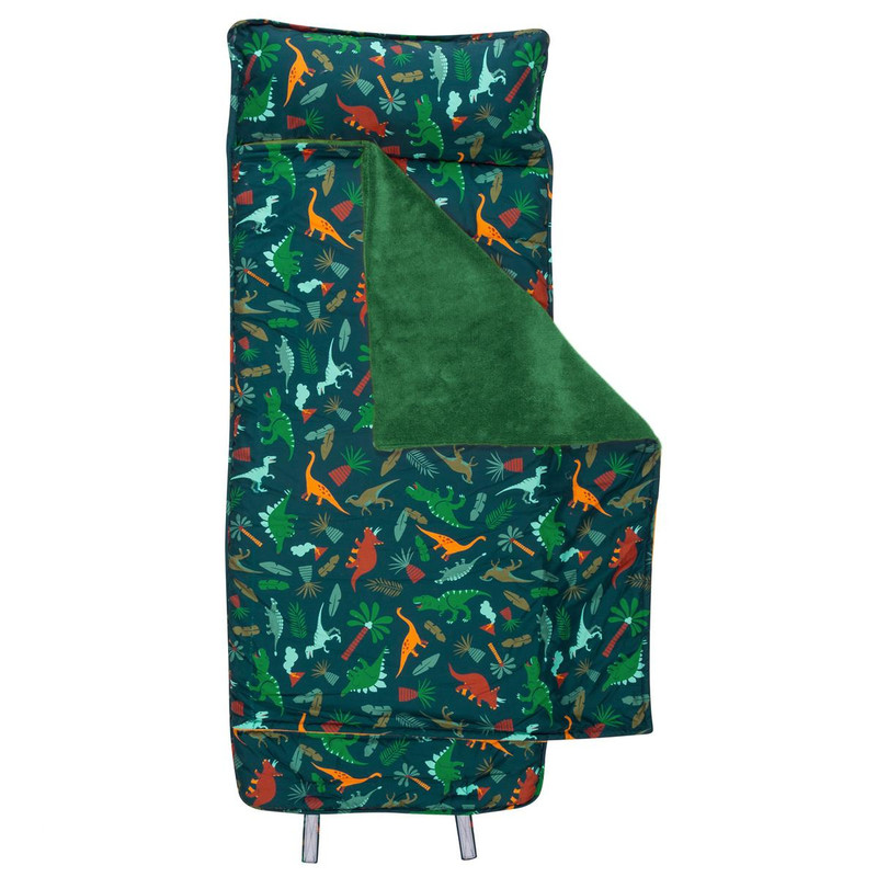 Stephen Joseph Child Nap Mat and Pillow Monogrammed- Dinosaur Design 