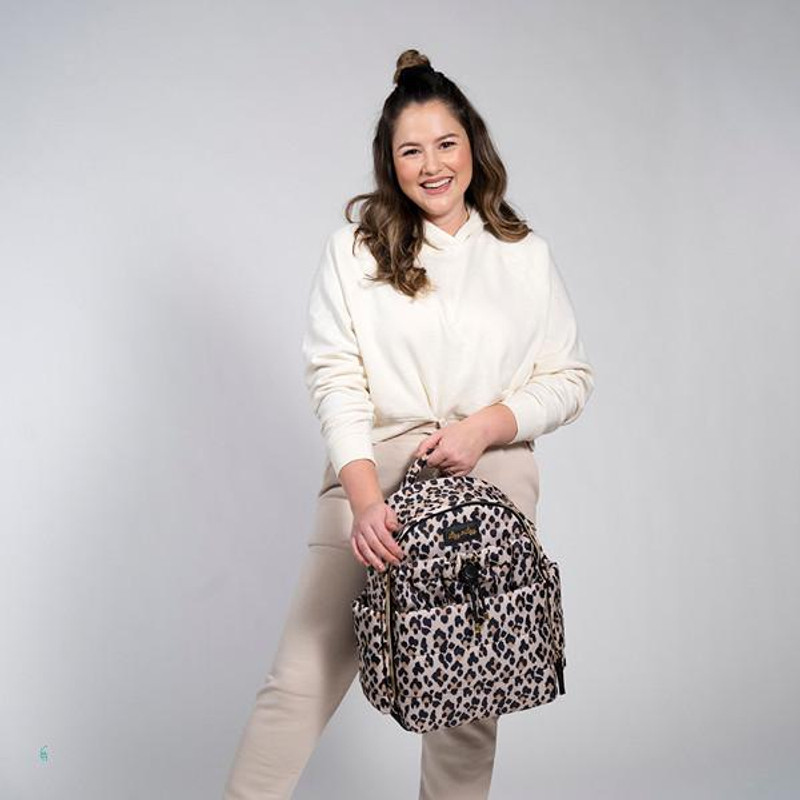  Itzy Ritzy Leopard Puffer Diaper Bag 