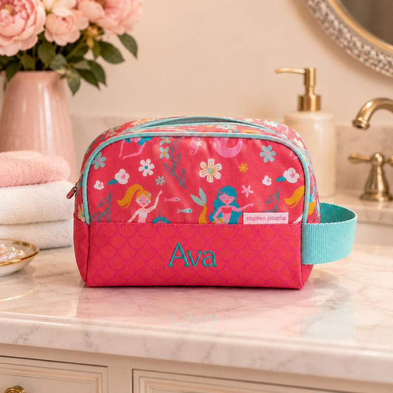 Stephen Joseph Mermaid Toiletry Bag 