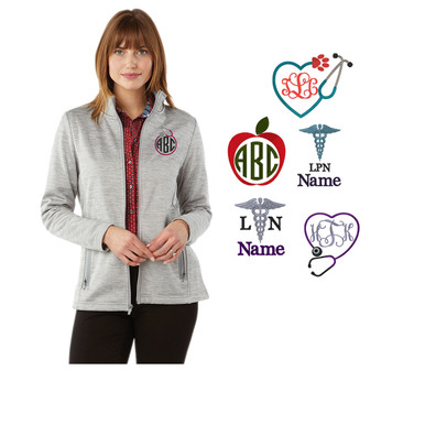 Custom Fleece Nurse Jacket - Lavington Designs LLC