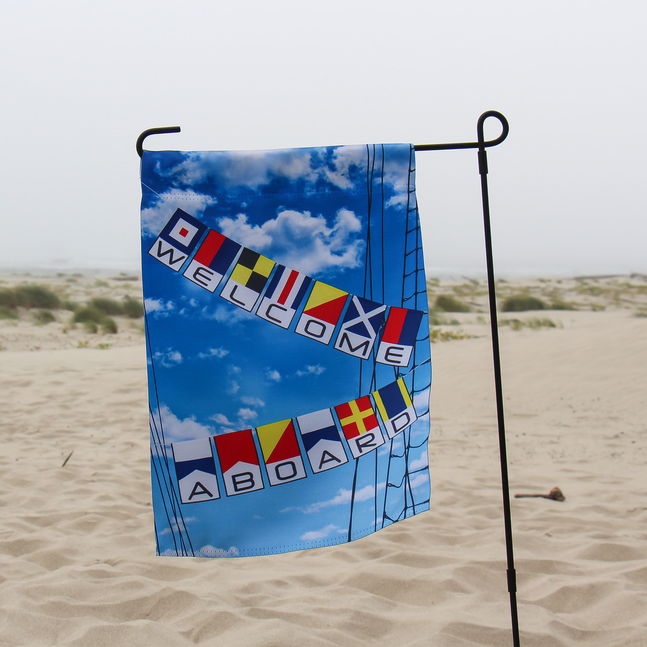 Garden Flag 12" x 18" Aboard"," Lustre Kite Garden