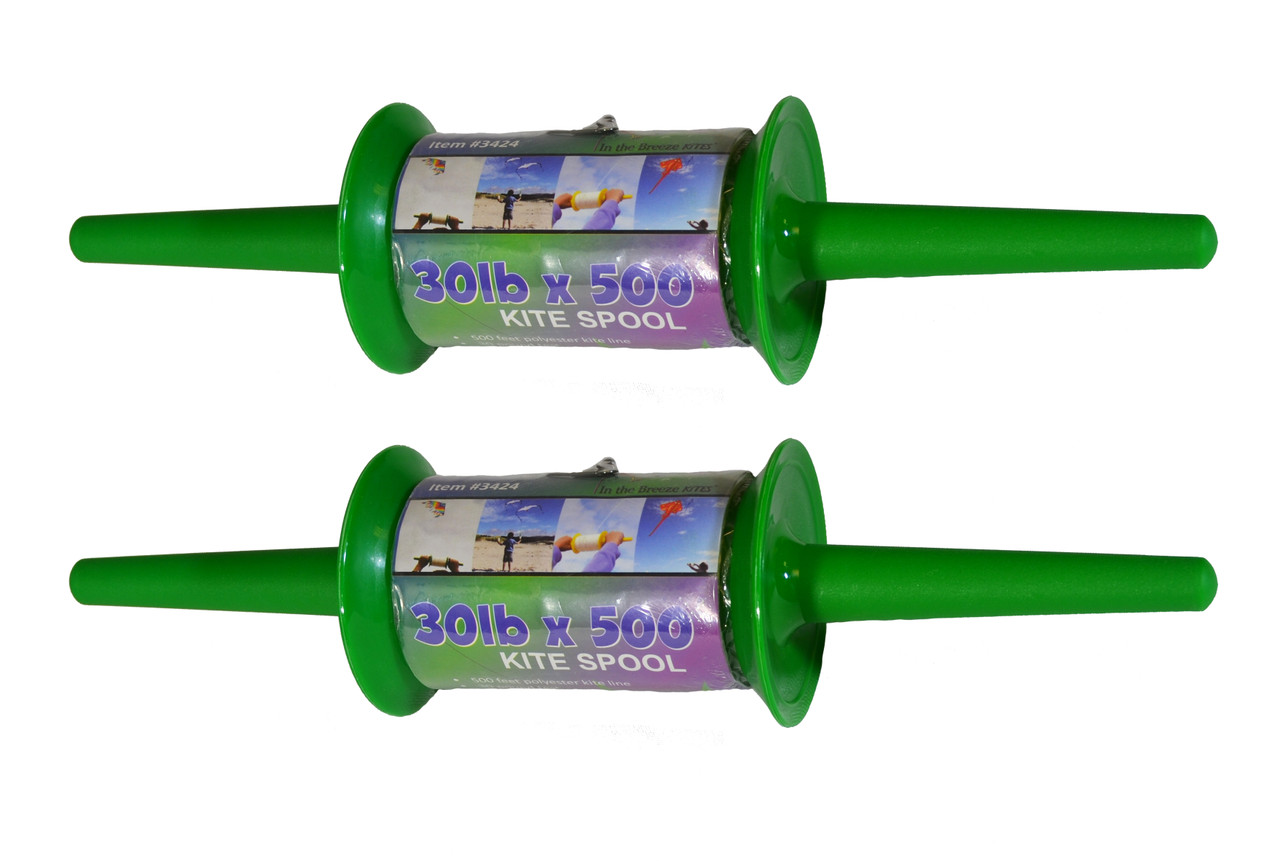 2 Pack of Kite Spools 30lb x 500ft