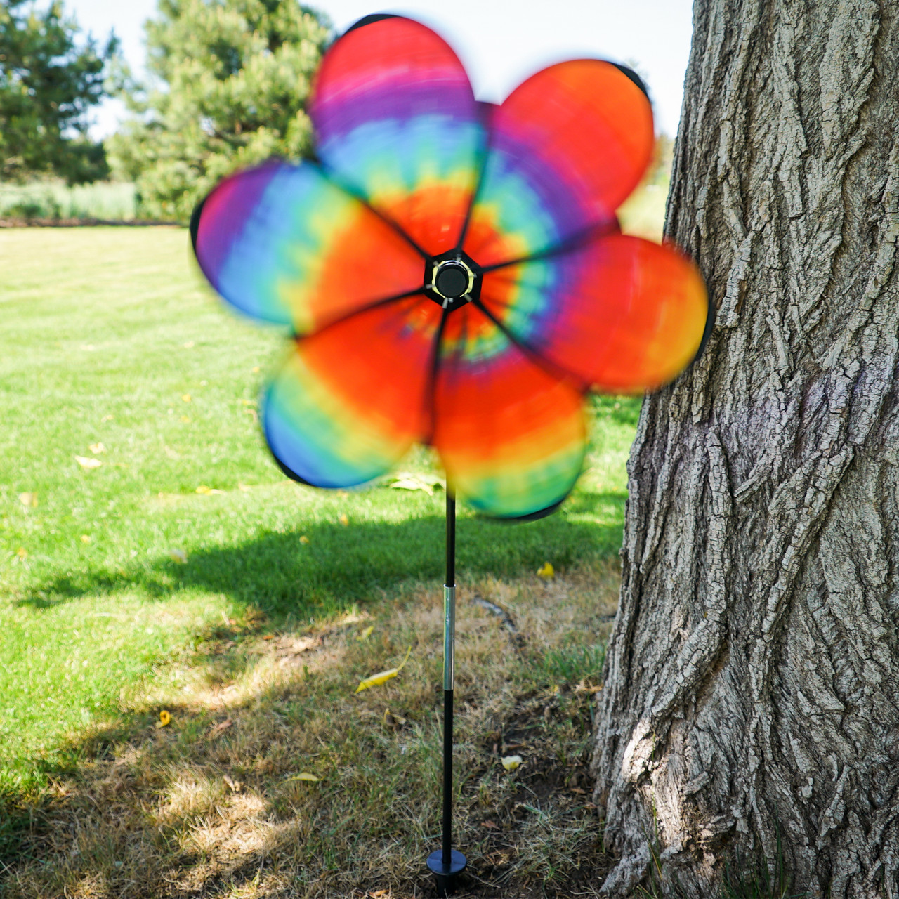 デイジー1.3 19-inch Tie Dye Daze Flower Spinner - Kite Garden