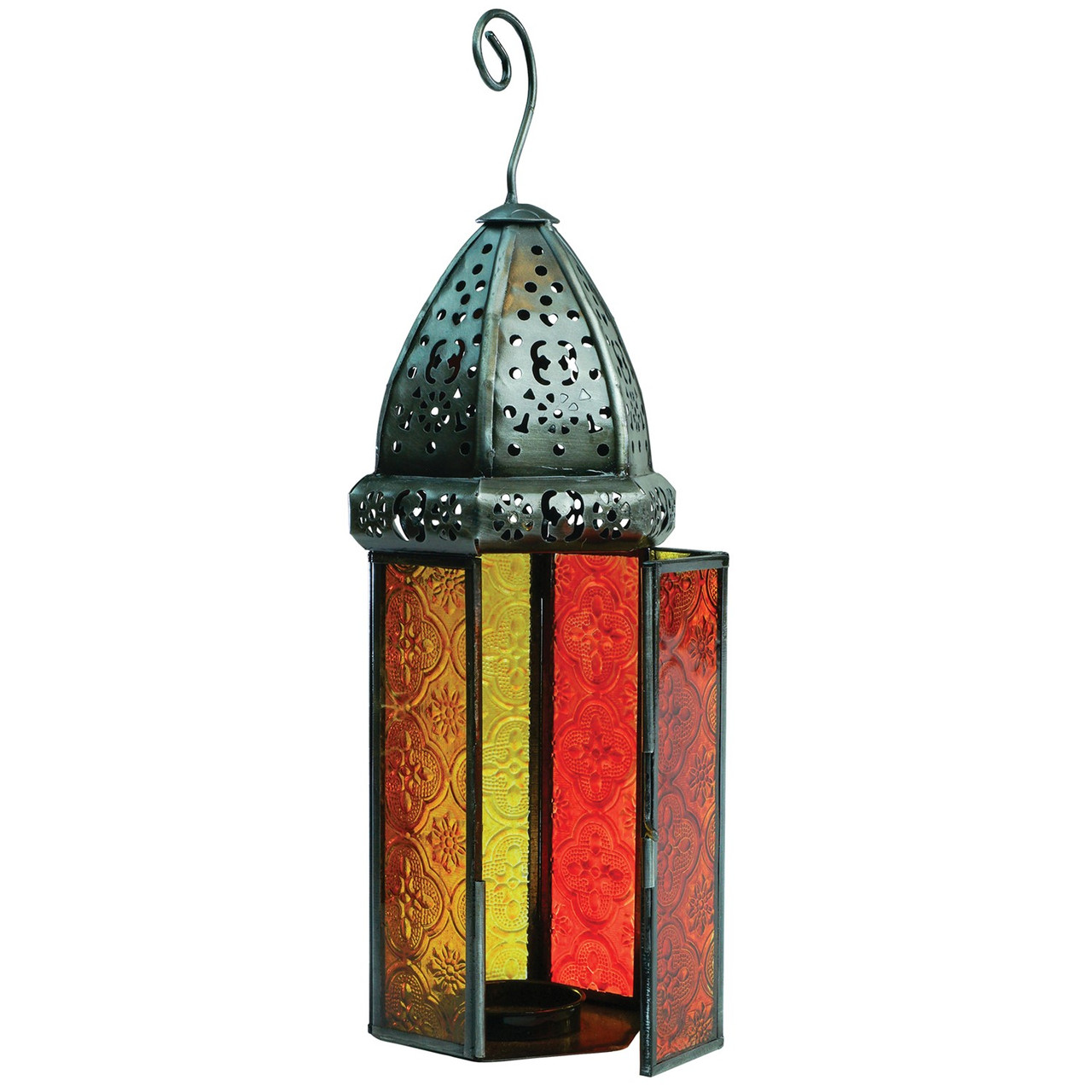 Lantern With Tealight - Green