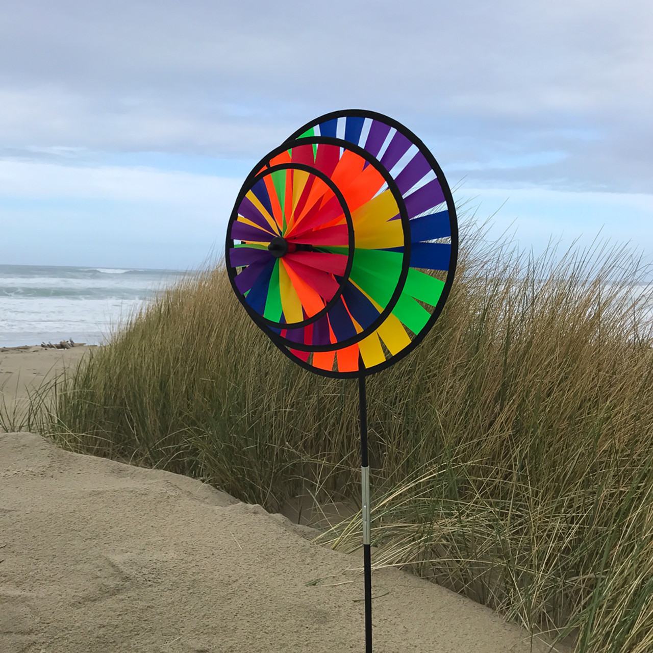Rainbow Triple Wheel Spinner, In the Breeze