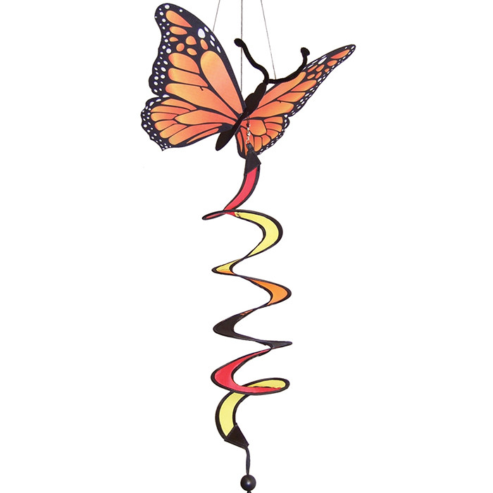 Premier Kite Windfahne Monarchfalter – Bunt, 45x27 Cm, Wetterfest, Für Garten, Terrasse Oder Balkon