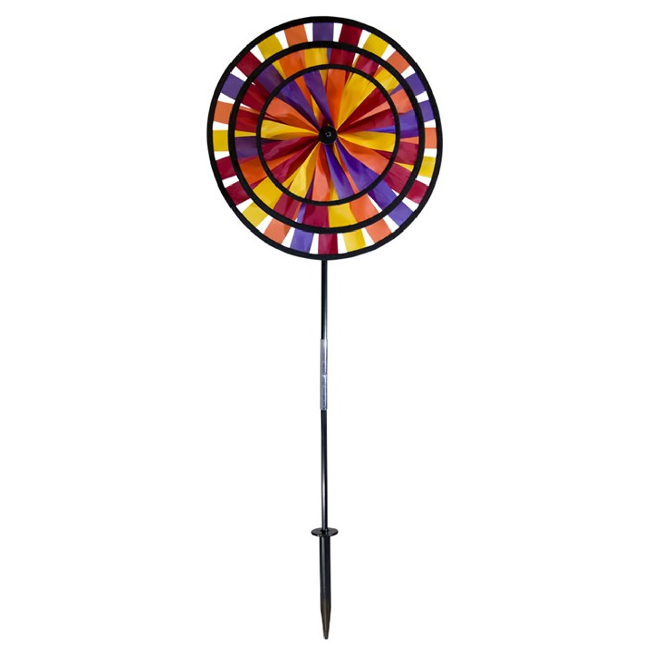 Autumn Triple Wheel Wind Spinner - Kite Garden