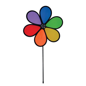 Flower Spinner - 12" Rainbow Dazy Flower Spinner - 12" Rainbow Dazy