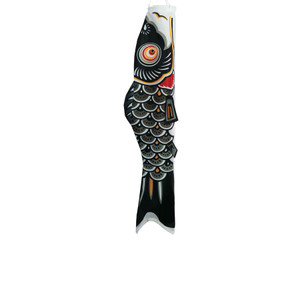 24-inch Black Koi Windsock