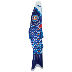 60-inch Blue Koi Windsock