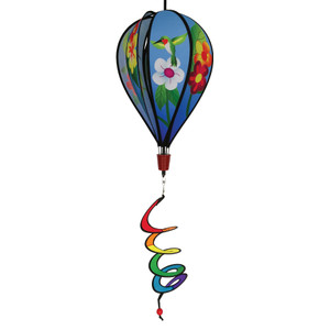 Hummingbird Flowers Hot Air Balloon Spinner Hummingbird Flowers Hot Air Balloon Spinner