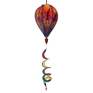 Kokopelli Hot Air Balloon Spinner