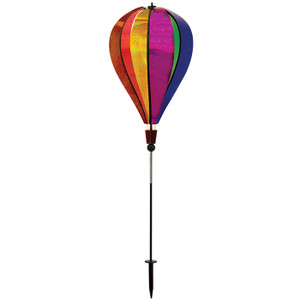 Rainbow Glitter 6-panel Hot Air Balloon Ground Spinner Rainbow Glitter 6-panel Hot Air Balloon Ground Spinner
