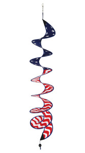 48-inch Stars and Stripes Curlie Wind Spinner 48-inch Stars and Stripes Curlie Wind Spinner