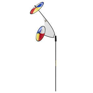 Red, White, Blue, and Yellow Space Flower Red, White, Blue, and Yellow Space Flower