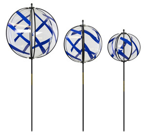 3-Pack Blue Stripe Magic Crystal Balls 3-Pack Blue Stripe Magic Crystal Balls