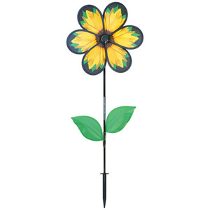 13.5-inch Sunflower Spinner with Leaves 13.5-inch Sunflower Spinner with Leaves