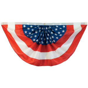 Center Stars Printed Bunting, 2' x 4' Center Stars Printed Bunting, 2' x 4'