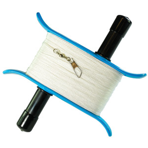 50lb x 500' Twisted Line Breezy Winder, Aqua 50lb x 500' Twisted Line Breezy Winder, Aqua