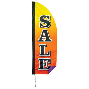 4-foot Heavy Duty Sale Gradient Double Sided Feather Banner 4-foot Heavy Duty Sale Gradient Double Sided Feather Banner