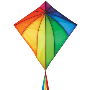 Rainbow Stained Glass 46-inch Diamond Rainbow Stained Glass 46-inch Diamond