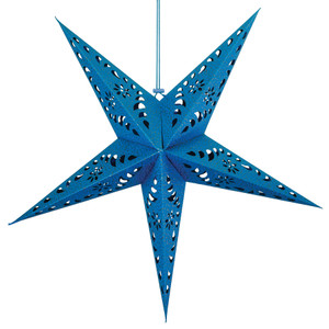 Blue Paper Star Lantern Blue Paper Star Lantern