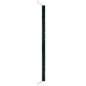 8' Pole Sleeve with Grommets - Black
