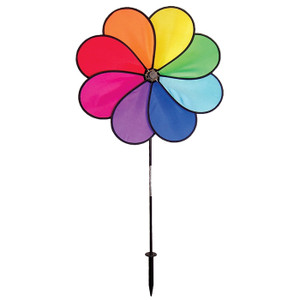 Flower Spinner - 19" Rainbow Dazy Flower Spinner - 19" Rainbow Dazy