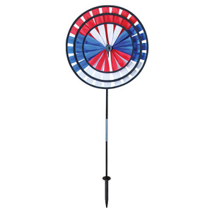 Wind Spinner - Patriot Triple Wheel Wind Spinner - Patriot Triple Wheel