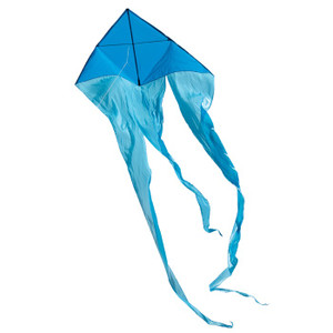 Wave Delta - 77" Blue Kite