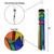 Rainbow Weave 60-inch Windsock