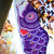 24-inch Purple Koi Windsock