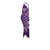 24-inch Purple Koi Windsock