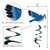 Blue Jay Theme Twister Wind Spinner