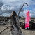 36-inch Pink Koi Windsock