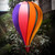 Rainbow Poly 10-panel Hot Air Balloon Spinner