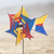 Red, Blue, and Yellow Kaleidoscope Windmill