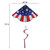 Patriotic Star Delta Kite with Spinning Tail