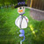 Snowman with Hat Hanging Ball Spinner